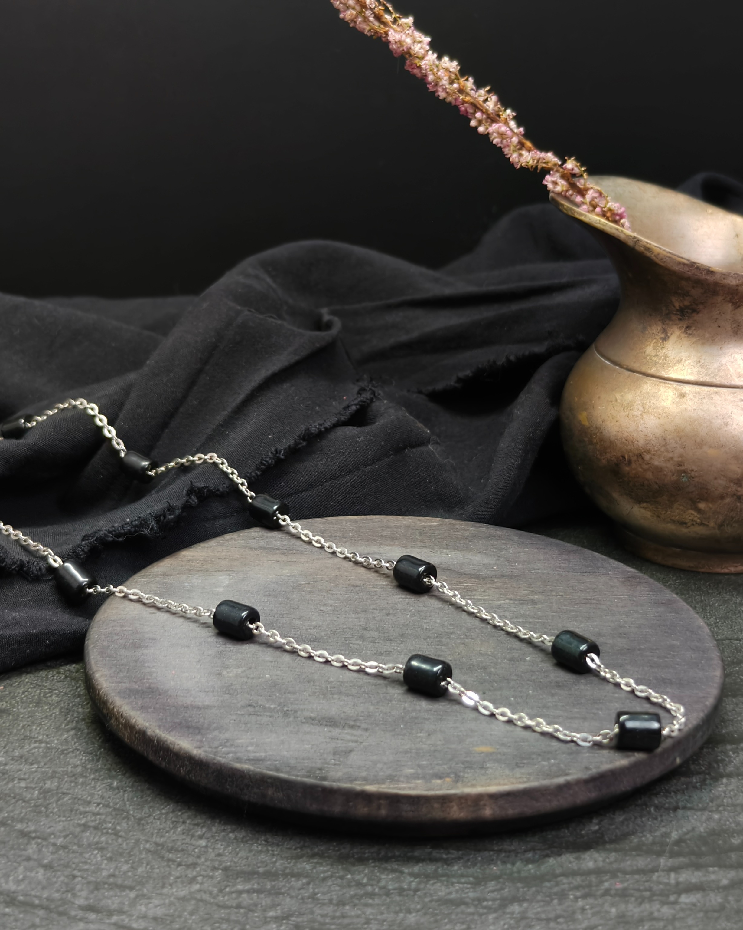 Magnetic Hematite Necklace from Nakagawa Corporation