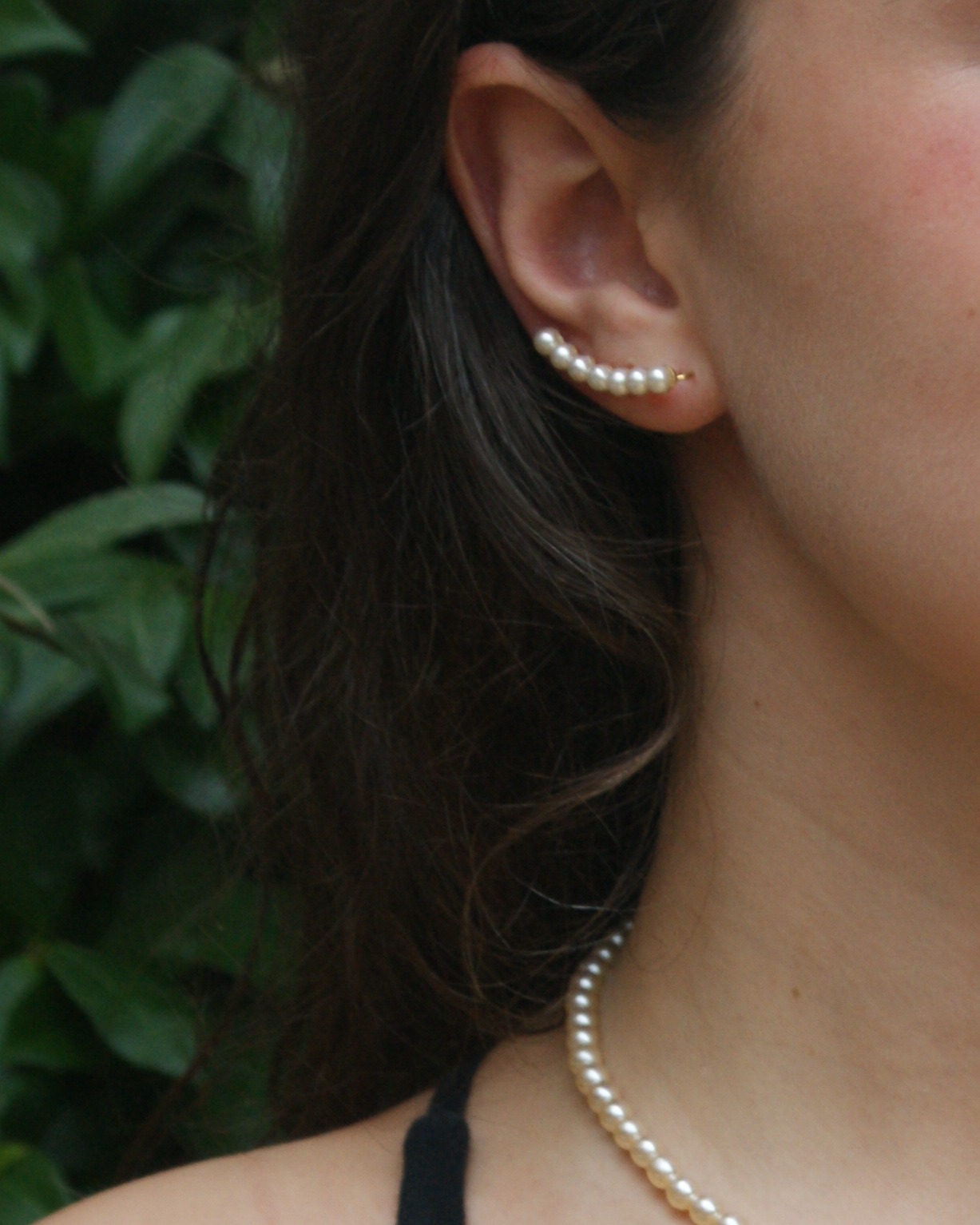 Pearl ear climbers – 1980s/90s (alternate view)